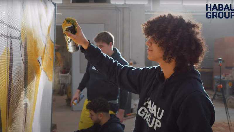 Graffiti-Workshop mit unseren Lehrlingen
