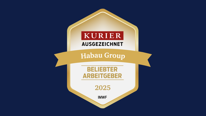 Gütesiegel Beliebter Arbeitgeber HABAU - 2025